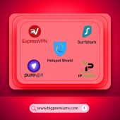 VPN & IP Express Vpn Hotspot Shield Vpn Surfshark Vpn Pure VPN Ip Vanish Vpn, Big Premiums